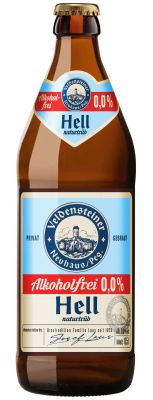 Veldensteiner Hell alkoholfrei 0,0 % in der 0,5 l Flasche